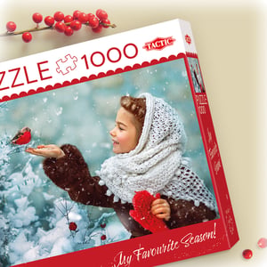 Tactic Puzzle Lovers Girl with Red Mittens 1000 el. puzzle