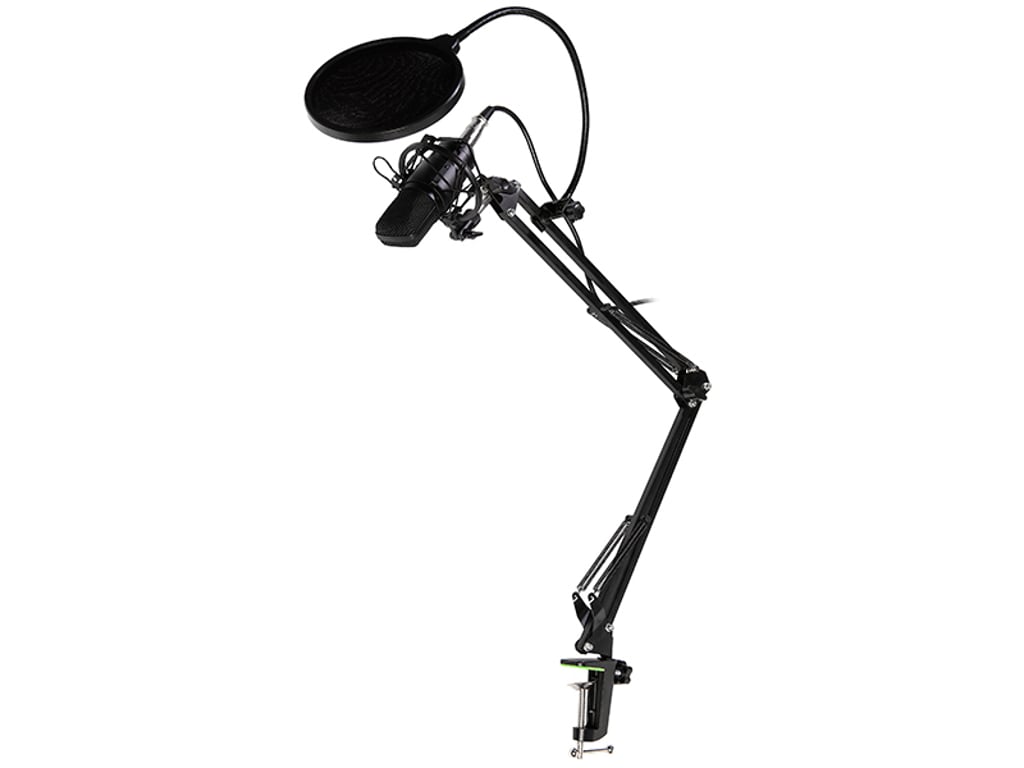 Tracer Microphone set Studio PRO Czarny Mikrofon stołowy