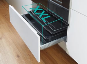 Gorenje GEIT6C60XPG Kuchenka wolnostojąca Prąd elektryczny Płyta indukcyjna strefowa Stal nierdzewna