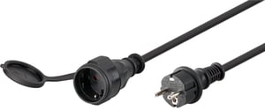 Goobay 71475 10 m Power Strip, 1 x Outlet, Indoor, Black