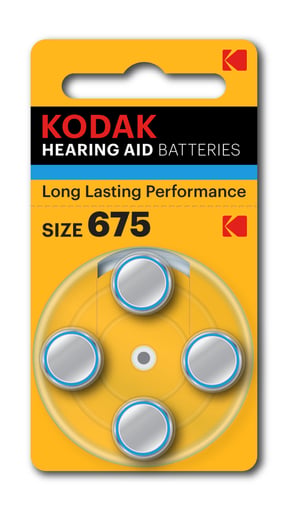 Kodak Hearing Aid 675 Jednorazowa bateria Cynkowo-powietrzna