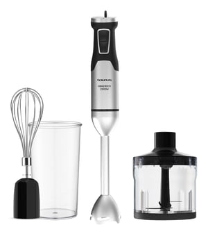 Taurus HBA2300X 1 L 2300 W Immersion Blender, Black, Stainless Steel