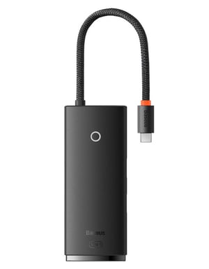 Baseus WKQX040001 huby i koncentratory USB Type-C Czarny