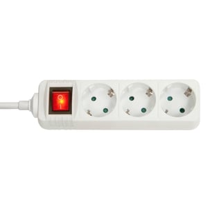 Lindy 73101 3-fach-Steckdosenverteiler für den Innenbereich, weiß