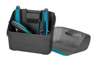 Gardena 8971-20 Aufbewahrungsbox, rechteckig, blau, grau