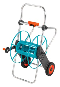 Gardena 2674-20 Garden Hose Holder, Steel, Black, Blue, Orange, Silver