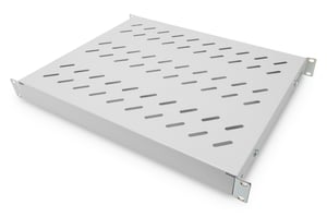 Digitus Regal mit verstellbaren Befestigungsschienen für die feste Montage in 483 mm (19")-Schränken