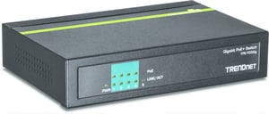 Trendnet TPE-TG50g Unmanaged Gigabit-Ethernet (10/100/1000) PoE-Unterstützung Schwarz