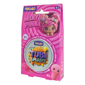Tuban TUBI SMART MILKY PINK Modellierton 50 g Rosa