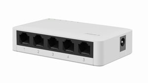 Gembird NSW-G5-01 Unmanaged Gigabit-Ethernet-Netzwerk-Switch (10/100/1000) Weiß