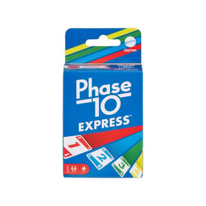 Mattel Games HXH04 gra planszowa Phase 10 Express Gra karciana Zrzucanie