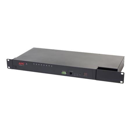 APC KVM0108A przełącznik KVM Możliwości montowania w stelażu Czarny