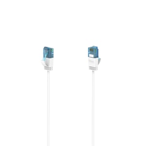 Hama Flexi-Slim nätverkskabel Vit 0,75 m Cat6a U/UTP (UTP)