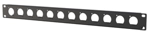 Lanview LVR1U-12D-BL Computer Security & Mounts, Black