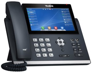 Yealink SIP-T48U telefon VoIP Szary LED Wi-Fi