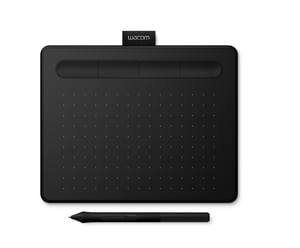 Wacom Intuos S Graphics Tablet, Black, 2540 lpi, 152 x 95 mm, USB