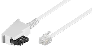 Goobay 68540 6 m telephone cable, White