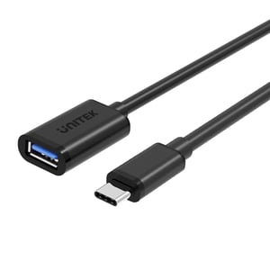 UNITEK Y-C476BK kabel USB USB 3.2 Gen 1 (3.1 Gen 1) 0,2 m USB C USB A 5 Gbit/s Czarny