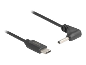 DeLOCK USB-Typ-C-Stromkabel auf DC-Stecker 3,5 x 1,35 mm, Stecker, abgewinkelt, 1,5 m