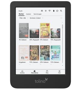 Tolino shine color czytnik e-booków Ekran dotykowy 16 GB Wi-Fi Czarny