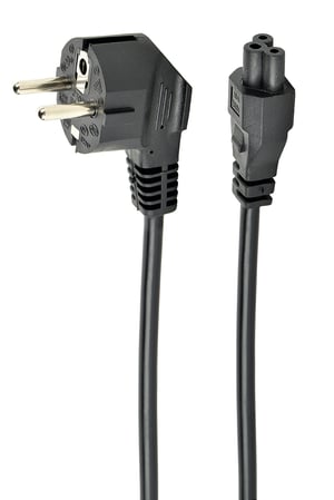 Gembird PC-186-ML12-3M Power Cable, Black, CEE7/7, C5 Panel