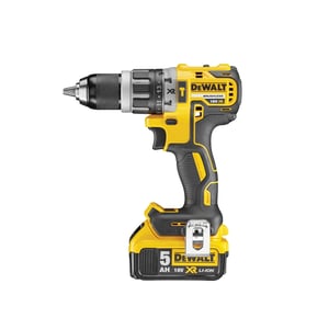 DeWALT DCD796P2-QW Bohrmaschine mit Zentralverriegelung, 1,8 kg, schwarz, gelb