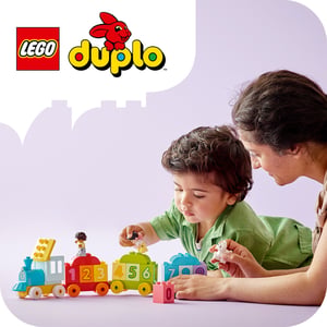 LEGO DUPLO Pociąg z cyferkami — nauka liczenia