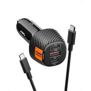 Spigen ACP09543 ładowarka do urządzeń przenośnych Uniwersalne Czarny Zapalniczka Szybkie ładowanie Automatyczna
