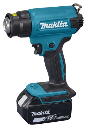 Makita DHG180Z opalarka Pistolet na gorące powietrze 200 l/min 550 °C Czarny, Niebieski