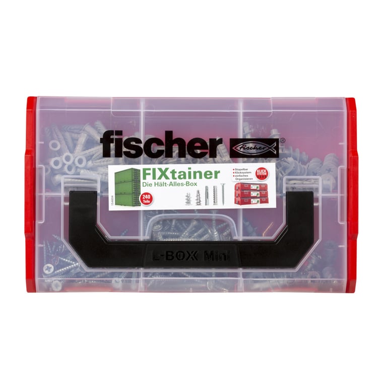 Fischer FIXtainer - Hält-Alles-Box 50 szt. Kotwa rozprężna