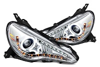 Car headlights and lighting