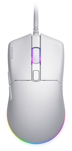 HATOR Pulsar 3 Gaming-Maus, beidhändig, USB Typ A, optisch 12000 DPI