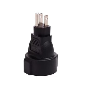 Microconnect PETRAVEL3-Adapter für Netzstecker vom Typ B und Typ F, schwarz
