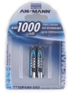 Ansmann 5030882 AAA-/HR03-Batterie für den Hausgebrauch, Nickel-Metallhydrid (NiMH)