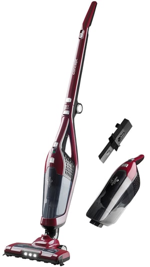 Concept VP4136 Stabstaubsauger/Elektrobürste Standstaubsauger 2 w 1 Wechselstrom Trocken und Nass Ohne Beutel 0,6 l 100 W Schwarz, Rot