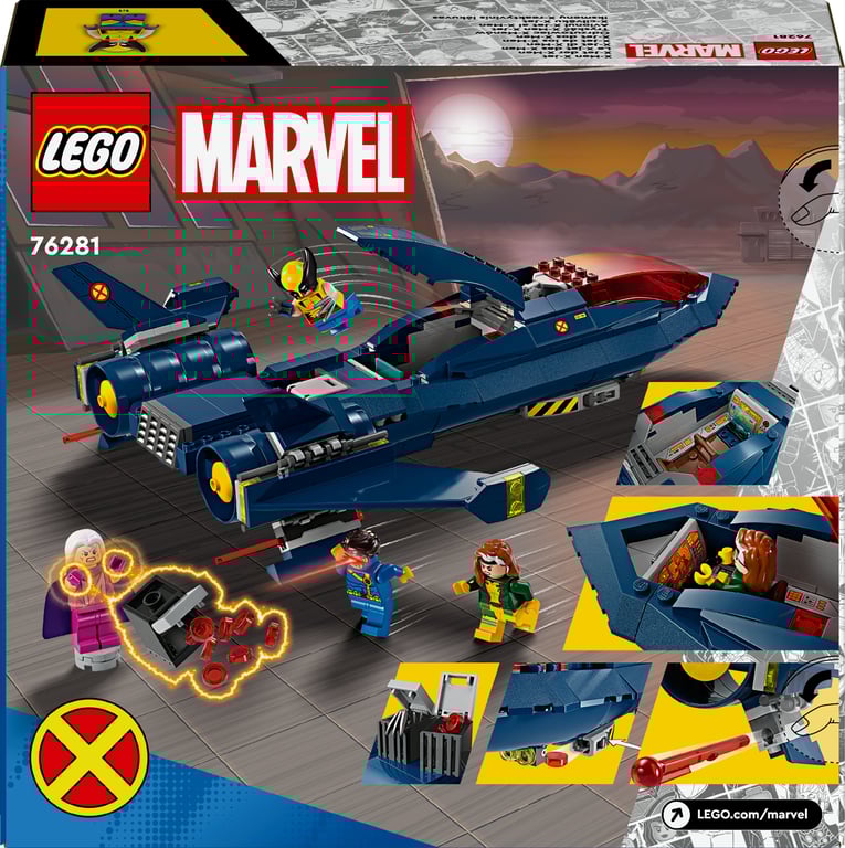 фото Блоковий конструктор LEGO Marvel X-Jet Людей Ікс (76281)