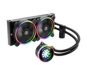 Enermax LiqFusion 240 All-in-One 12 cm CPU Liquid Cooler, Black
