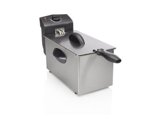 Tristar FR-6935 Single-Basket Fryer, 3 L, 2000 W, Black, Stainless Steel
