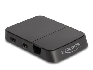 DeLOCK 4K-Smartphone-Dockingstation mit integrierter Halterung – HDMI/USB/Hub/SD/Micro-SD für Android oder Windows