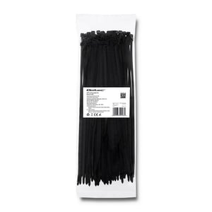Qoltec 52208 opaska kablowa Opaska kablowa do drabiny Nylon Czarny 100 szt.