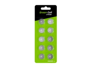 Green Cell Blister 10x Bateria Litowa CR2025 3V 160mAh Guzikowa Pastylkowa