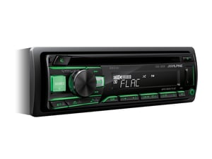 Alpine CDE-201R radio samochodowe Czarny 200 W