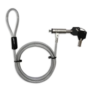 Techly IQ-LOK-15-K kabelklämma, silver, 1,8 m