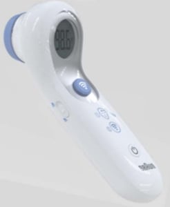 Braun NTF3000 Fernerkundung Blau, Weiß Stirn