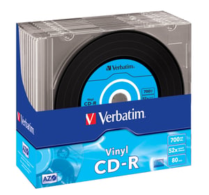 Verbatim CD-R AZO Data Vinyl 700 MB 52x, 10-pack