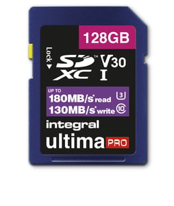 Integral INSDX128G-180V30 128-GB-SD-UHS-I-Flash-Speicherkarte