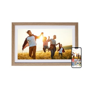 Rollei 152 Digital Photo Frame, Wood, 39.6 cm (15.6"), Touchscreen, Wi-Fi