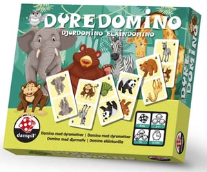 Danspil 101020 gra planszowa Dyredomino 15 min Gra karciana Logiczny
