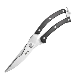 GEFU 12620 Kitchen Shears 253 mm Black, Stainless Steel Poultry