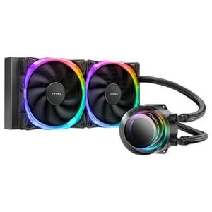 Antec VORTEX 240 ARGB All-in-One-Flüssigkeitskühlung für den Prozessor, schwarz